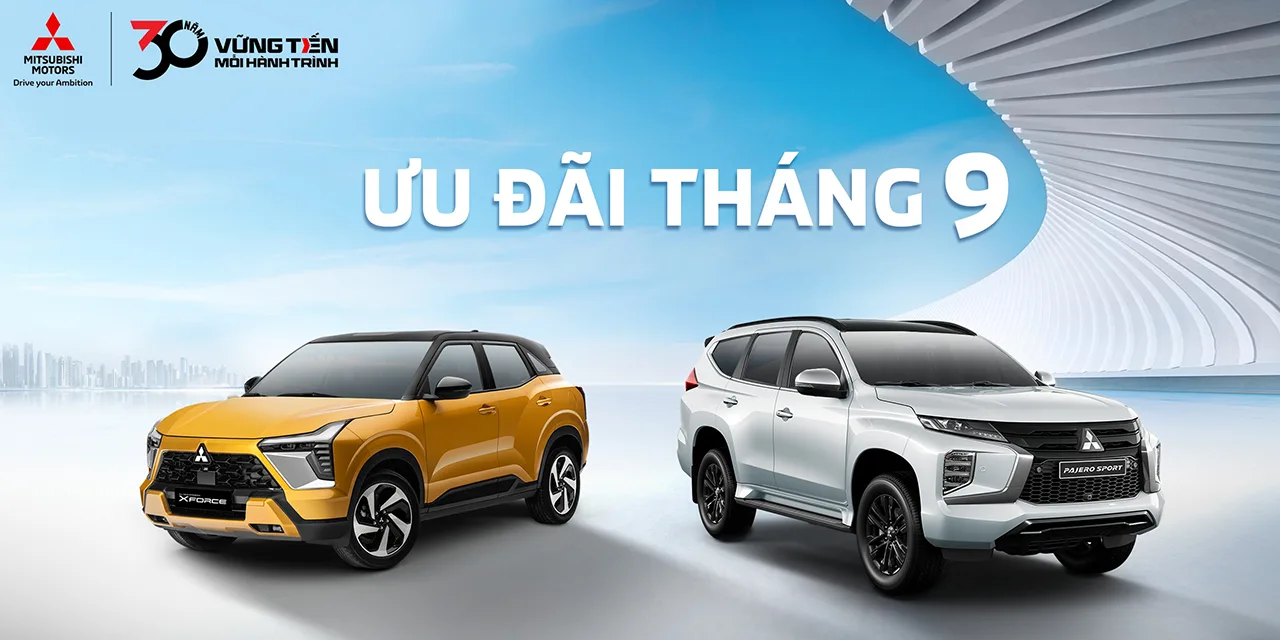 Bảng giá & Khuyến mãi mua xe Mitsubishi tháng 09/2024 tại Mitsubishi Đồng Nai