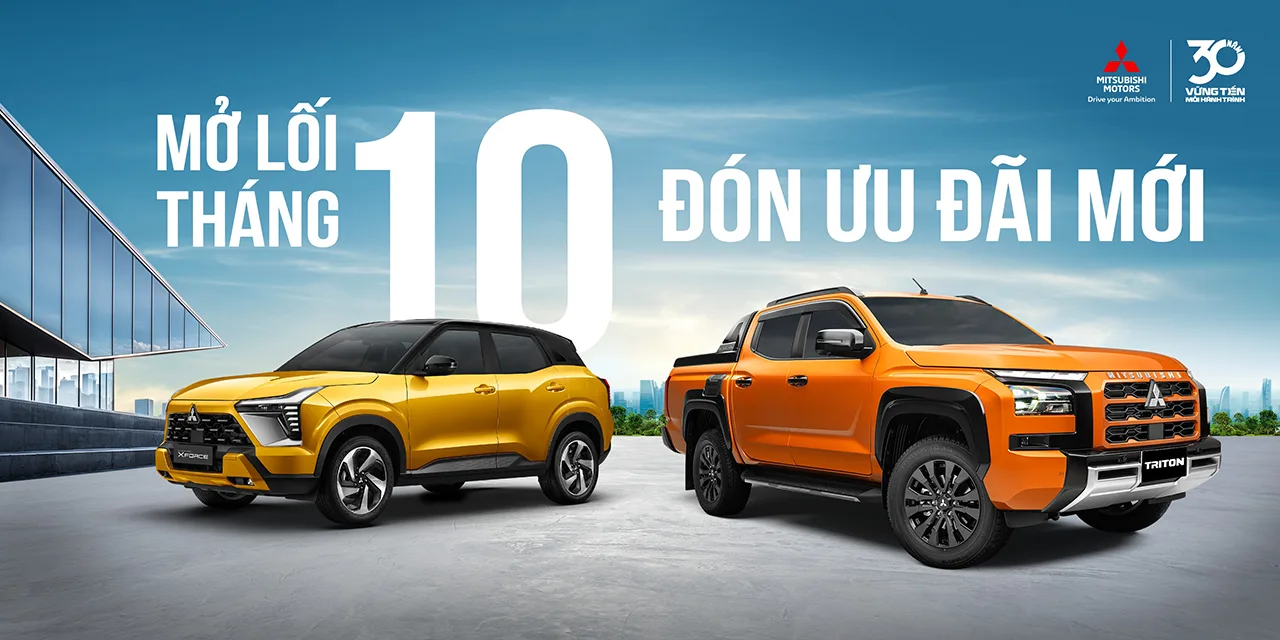 Chương trình ưu đãi mua xe tháng 10/2024 tại Mitsubishi Đồng Nai