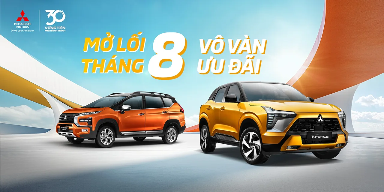 Bảng giá & Khuyến mãi mua xe Mitsubishi mới tháng 08/2024