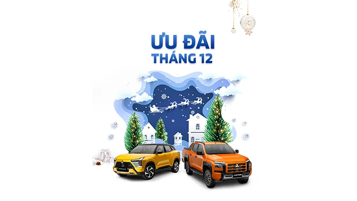 Bảng giá & Khuyến mãi mua xe tháng 12/2024 tại Mitsubishi Đồng Nai