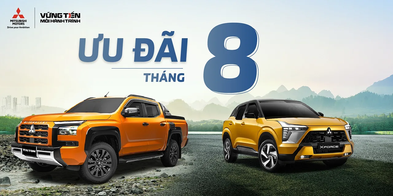 Ưu đãi mua xe tháng 08/2025 tại Mitsubishi Đồng Nai