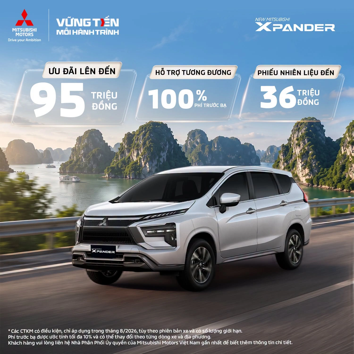 CHƯƠNG TRÌNH KHUYẾN MÃI MUA XE THÁNG 08/2026