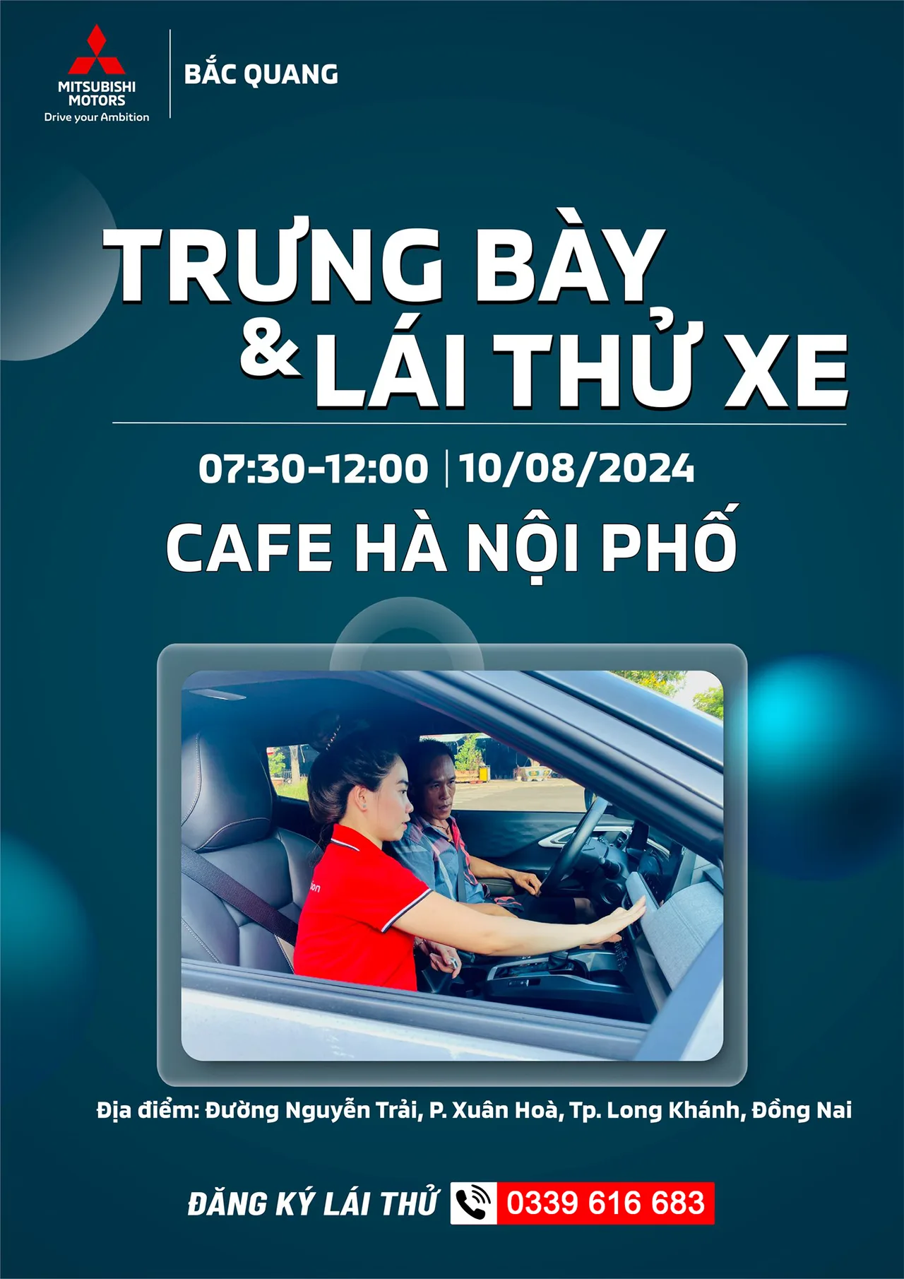 Chương trình lái thử xe Mitsubishi tại Long Khánh, Đồng Nai